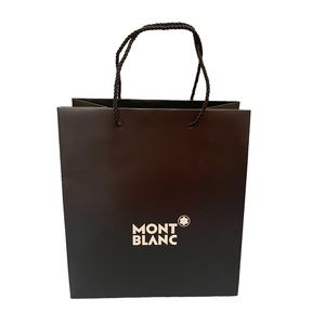 MONT BLANC medium shopping bags /thick cardboard bags original brand bags